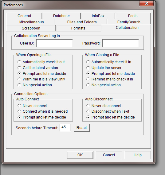 AQ collaboration pref tab